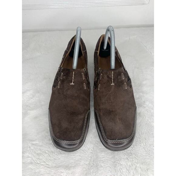 Naturalizer Womens Suede Slip-On Loafers Size 7.5 Brown - Picture 2 of 8